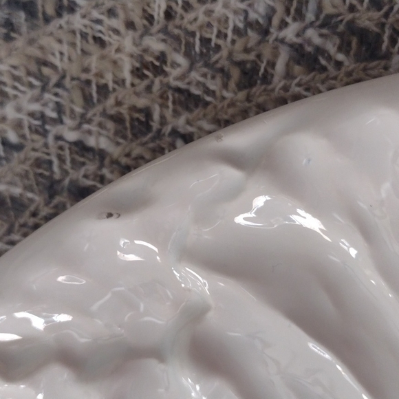 California Whittier Pottery Lotus Flower Plate/Platter - Picture 6 of 6